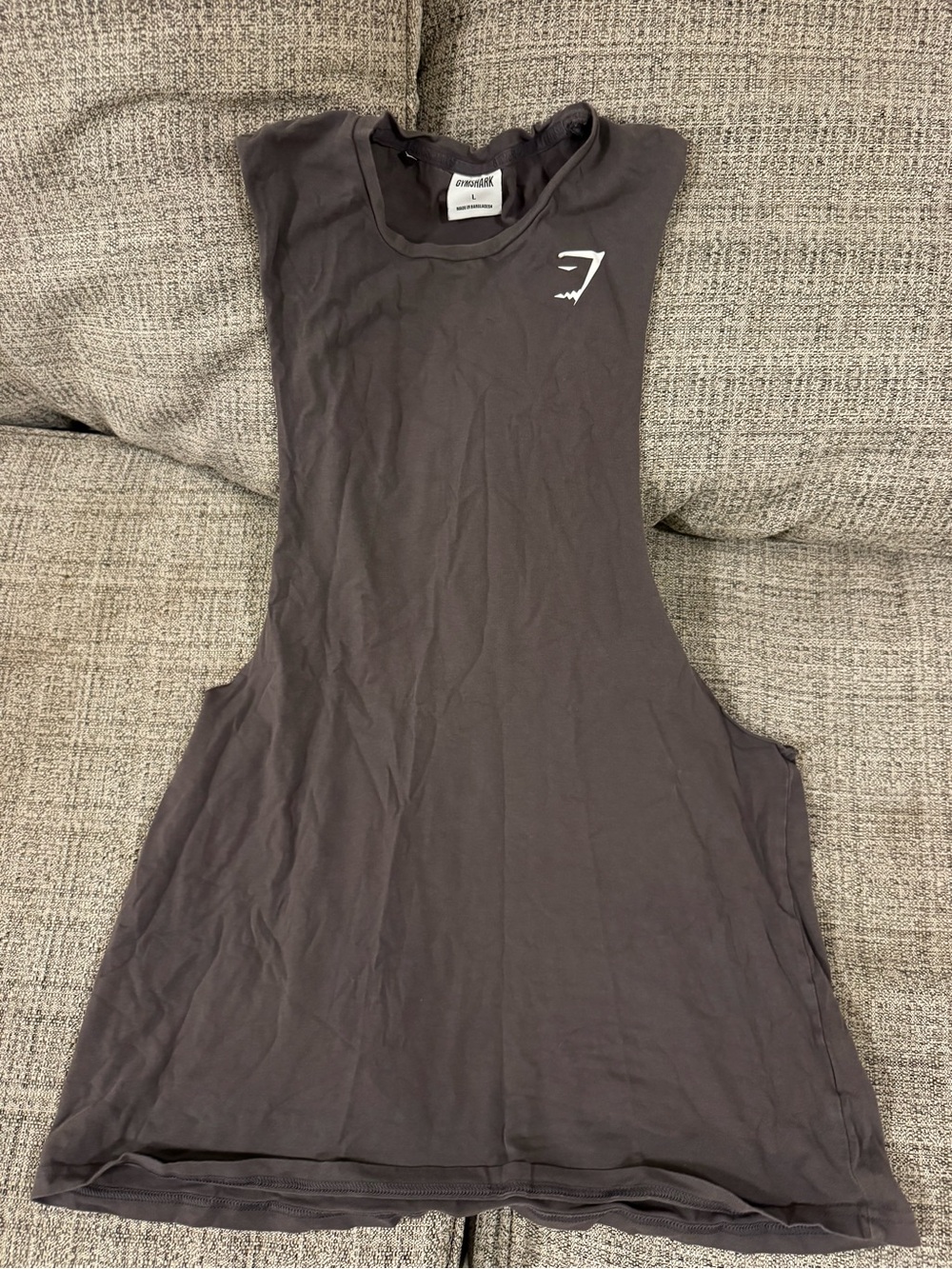 Gymshark Charcoal Gray Muscle Tank